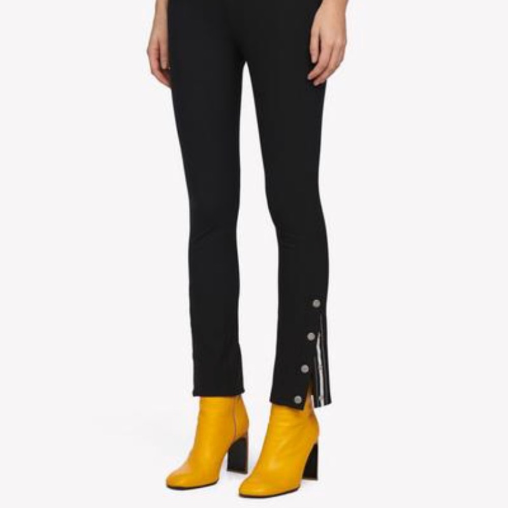 Rag and bone Simone snap pant- black